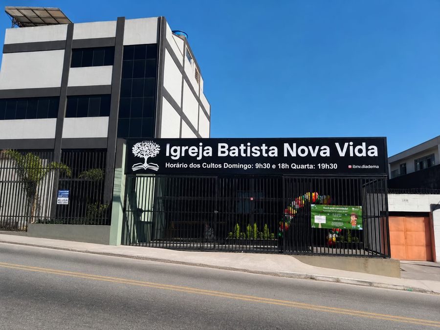 Fachada da Igreja Batista Nova Vida em Diadema